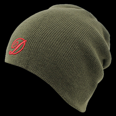 EMBROIDERED BEANIE GREEN